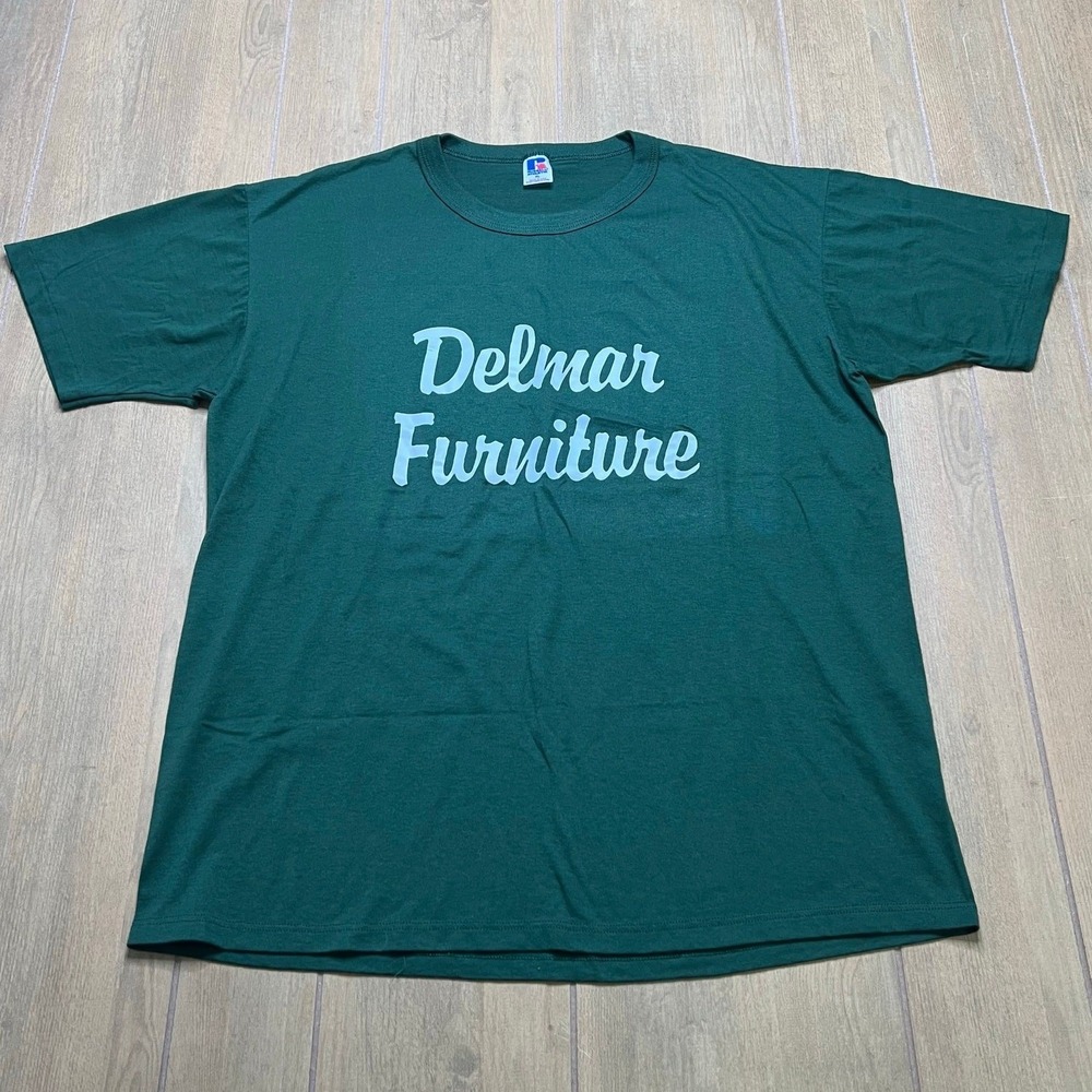 Russell Athletic T-Shirt Mens‎ XL Vintage 90s Delmar Furniture Single-Stitch